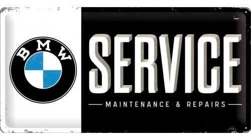Plakat 25 x 50cm BMW - Service